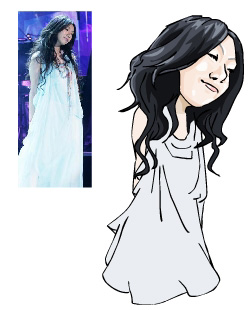 caricature drawing tutorial screen shot 5 - Caricature Body Coloring