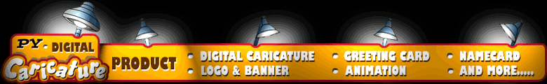 PY Caricature provide digital caricature drawing and greeting card