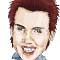 Caricature Drawing 125 - Matt, a white guy with red hair, hazel eyes plus a necklace