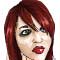 Caricature Drawing 128 - Zombiefied Sarah. 